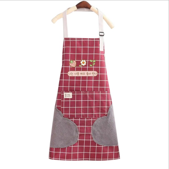 Alfaindo Apron Celemek Masak Barista Dapur Motif Garis Waterproof CM011