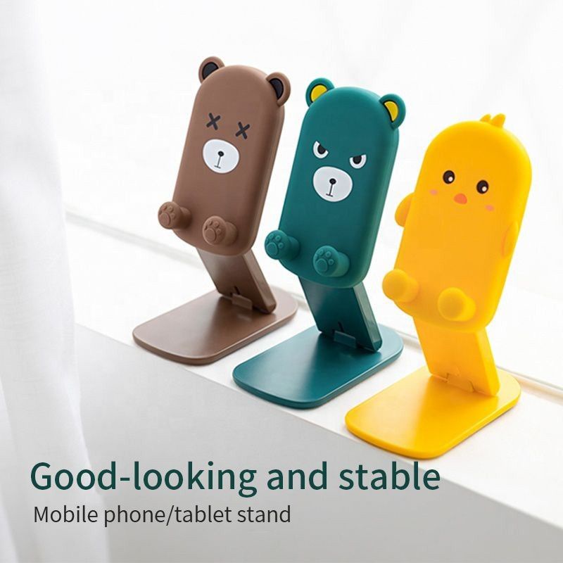 Phone Holder Kartun lipat HD-40 / Universal Phone Holder / Dudukan hp iPad