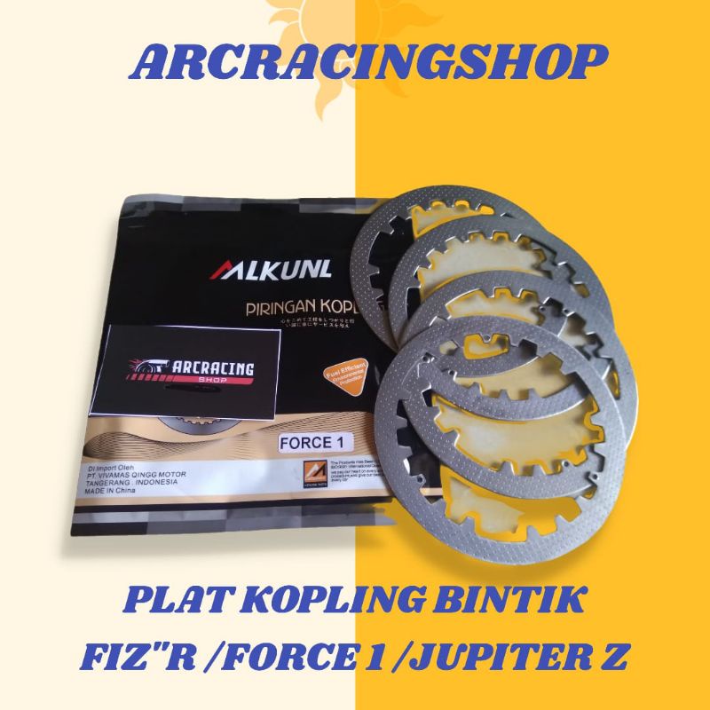 PLAT KOPLING FIZ R JUPITER Z FORCE ONE BINTIK TUTUL.