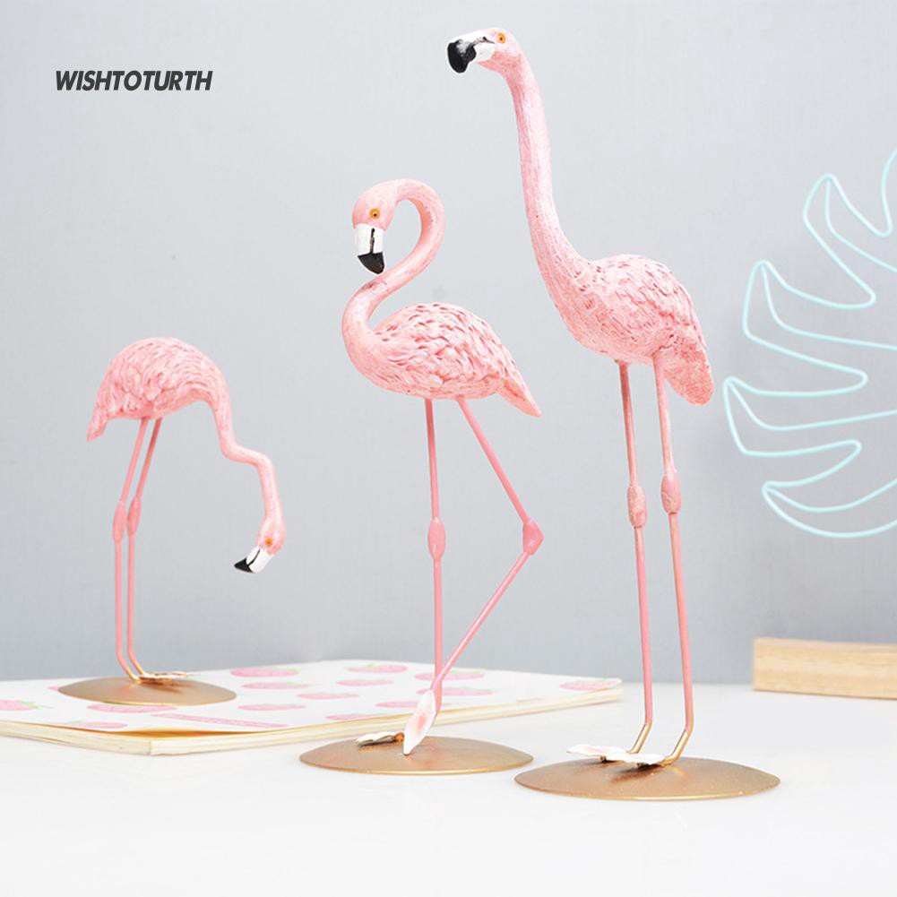 WT Ornamen Desain Flamingo  Pink Lucu untuk Dekorasi  Pesta 