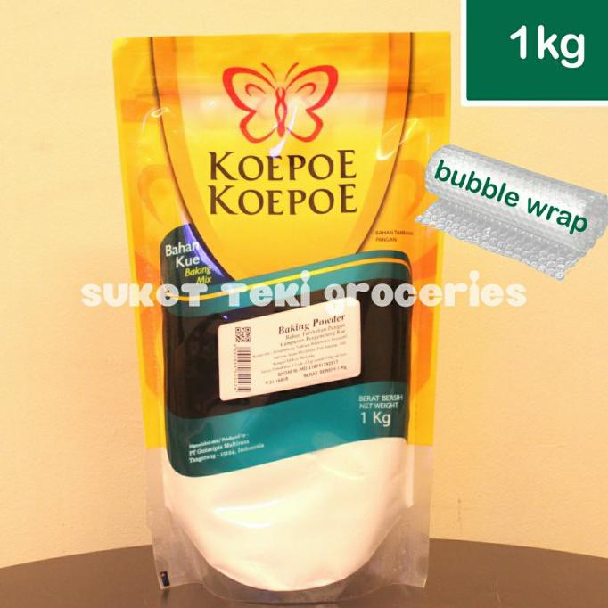 

Koepoe Koepoe Baking Powder Grosir Pouch 1kg READY BERMUTU Kode 1073