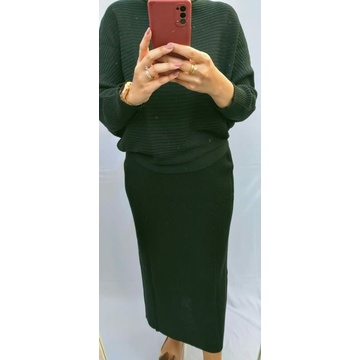 SETELAN RAJUT BATWING | ATASAN DAN BAWAHAN