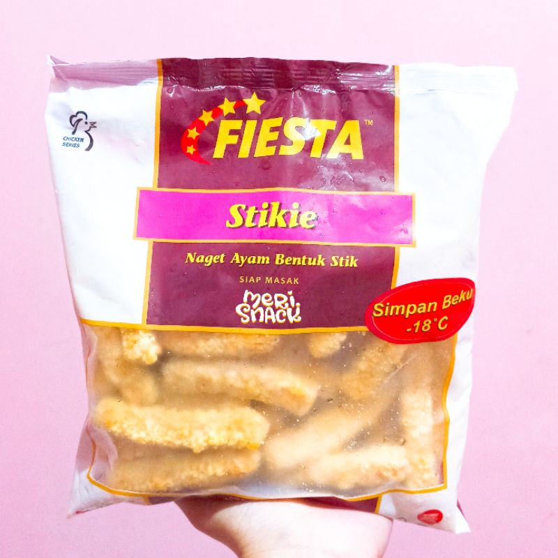 

Fiesta Chicken Nugget Stikie 400gr / Nuget Stik / Naget Ayam Stick