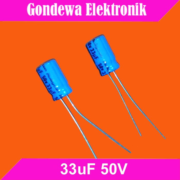 33uF 50V capasitor elco condensator (Rubycon)