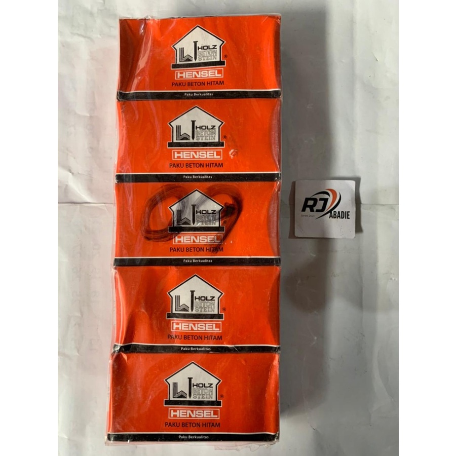 [1000PCS] Paku Beton Hitam Hensel 20 25 30