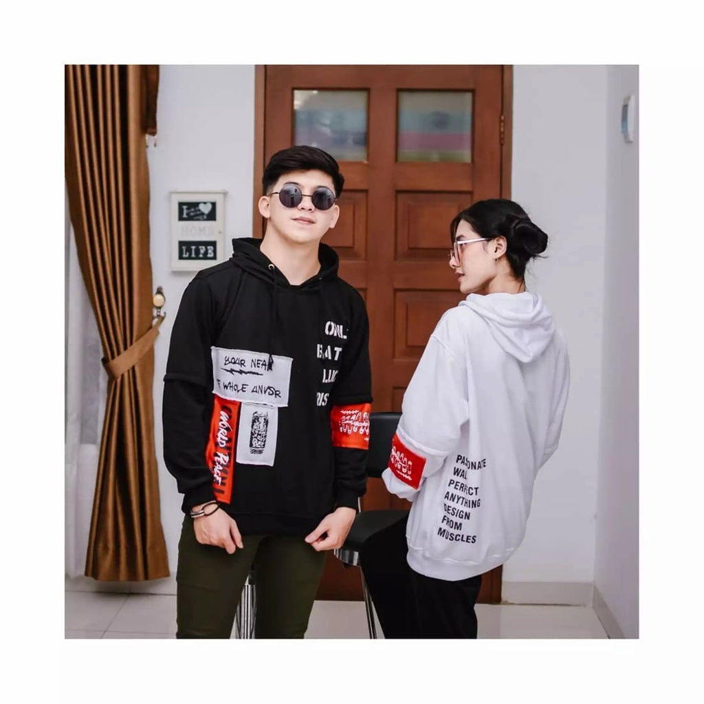 BISA COD Jaket Hoodie Sweater Only Battle Pria Wanita Couple - GMK