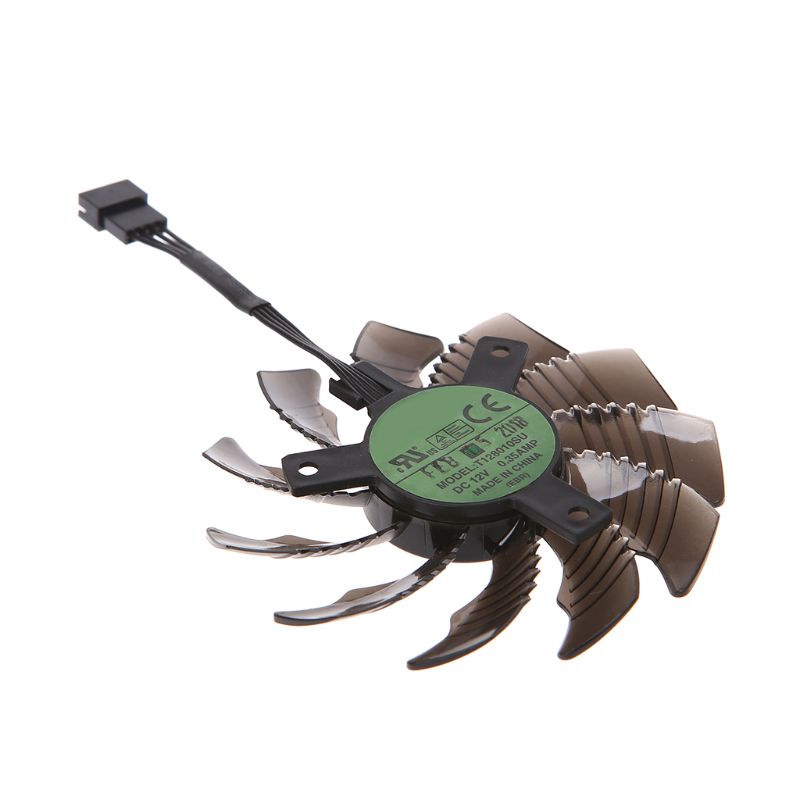 Bt T128010Su VGA Fan Graphics Card Cooling Fan Untuk Kipas Gigabyte GTX1050 1060 1070 1080 N960 N970 Radiator 4Pin 12V 0.35A