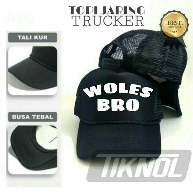 TOPI JARING TRUCKER WOLES BRO