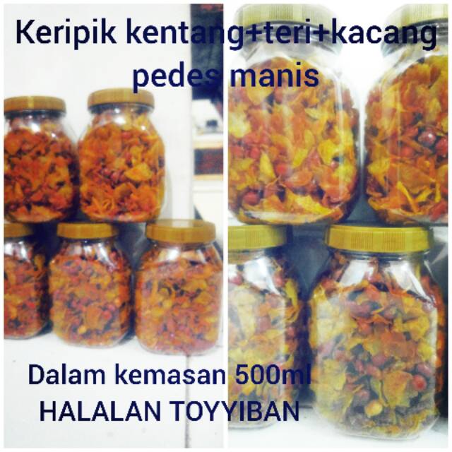 

Kering kentang+teri kacang pedes manis