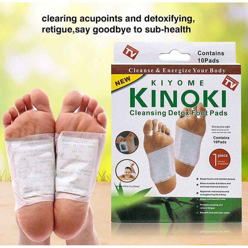 Kinoki Koyo Kaki Cleansing Detox Original Isi 10 Pad Dalam 1 Box