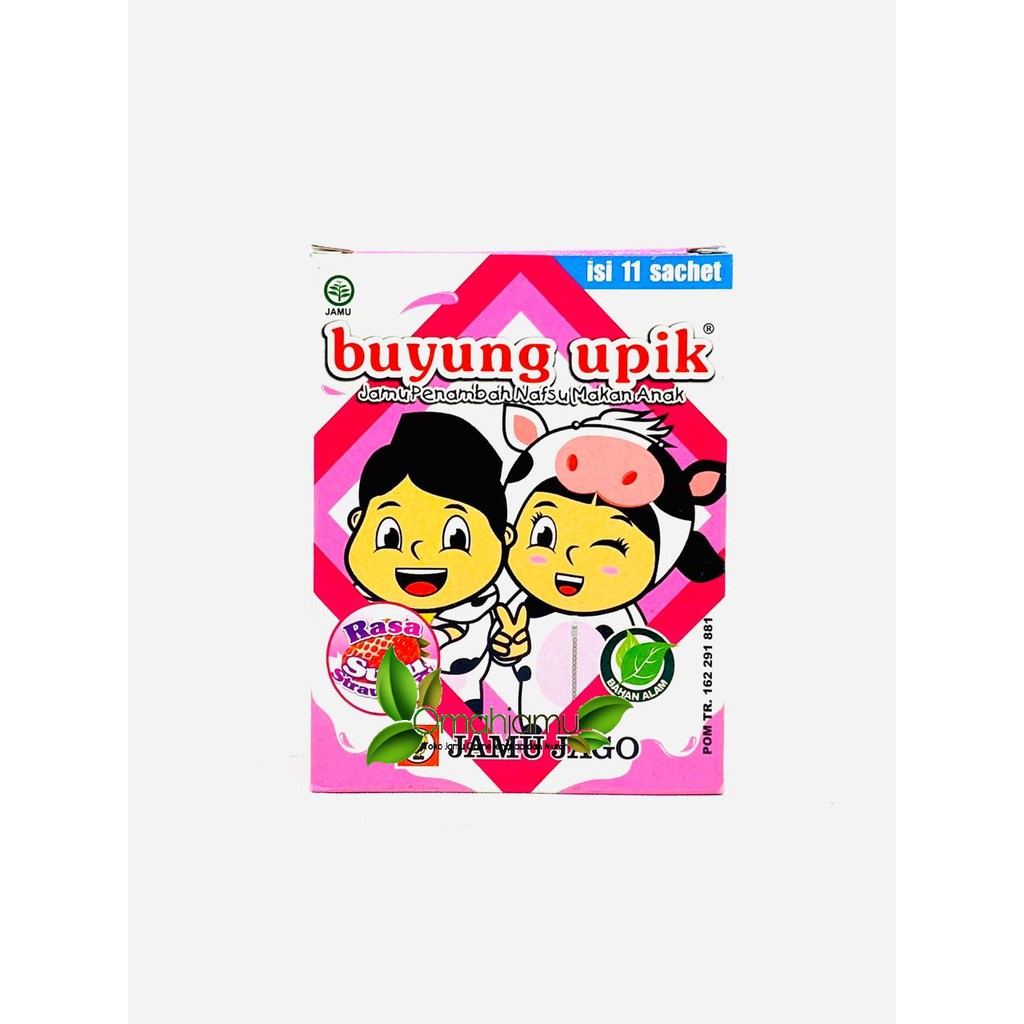 

BUYUNG UPIK RASA SUSU STRAWBERRY. JAMU KESEHATAN ANAK