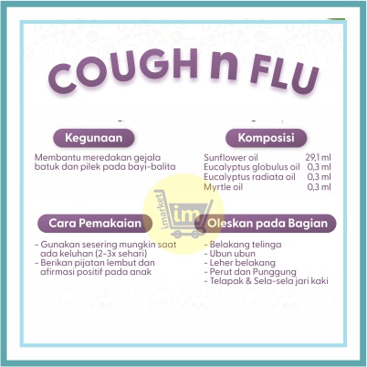 GENTLE BABY COUGH AND FLU / MINYAK TELON / ESSENTIAL OIL AROMATHERAPY / OBAT PILEK BATUK DAN FLU ANAK BAYI / MINYAK TELON PERAWATAN KESEHATAN