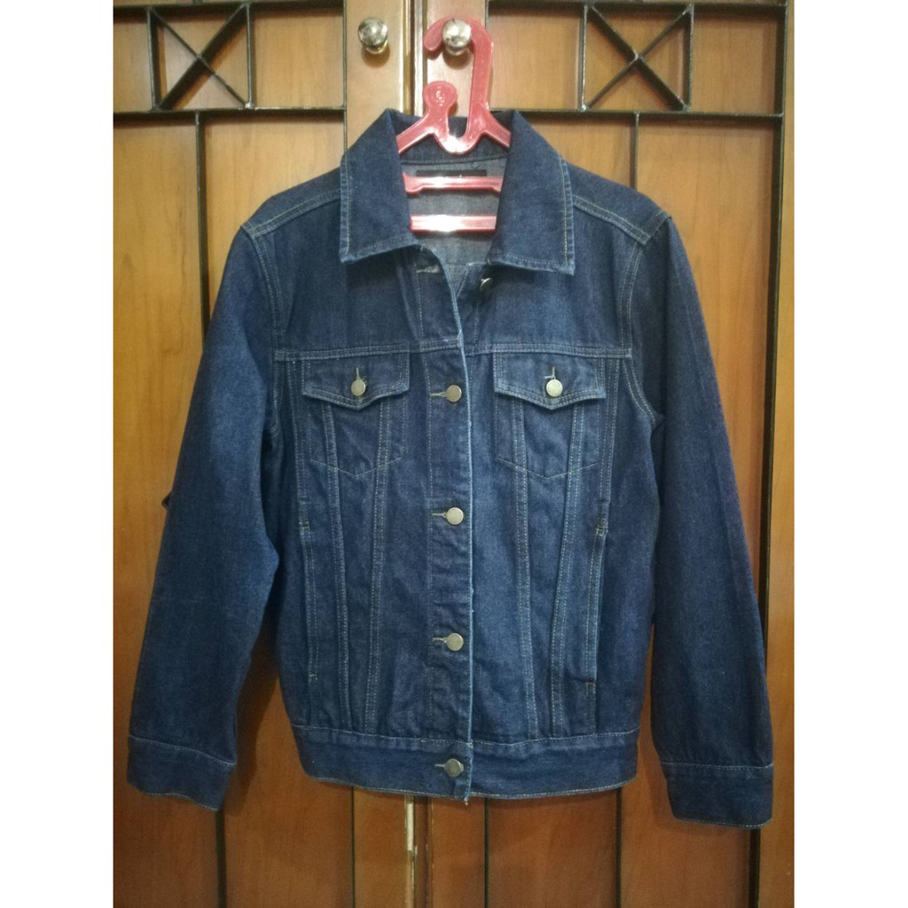 Navy Denim Jacket / Jaket Denim 66girls