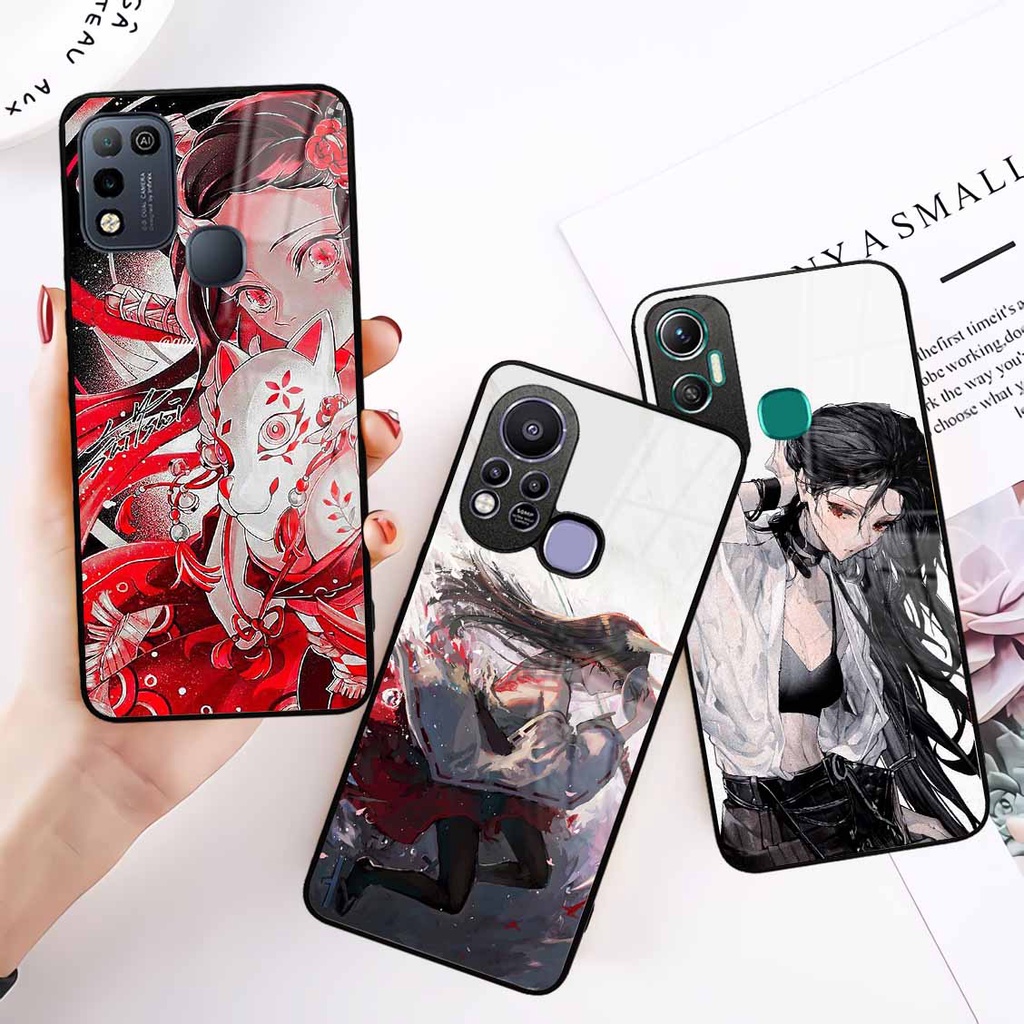 (HS05) Case Glossy Infinix HOT 8 | 9 | 9PLAY |10 | 10S  | 10PLAY | 11 | 11S | 11PLAY | Casing Hp Kil