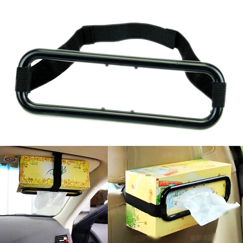 Penjepit Tisiu Mobil  Paper Box Car Holder Tempat Tisu Organizer