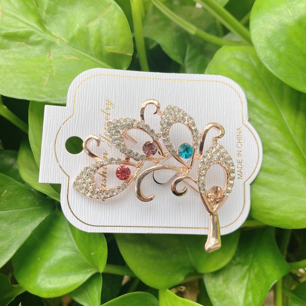 Baru Kreatif Mutiara Pin Bros Berlian Imitasi Bros Elegan Cukup Gaya Bros Mutiara Bros-17#