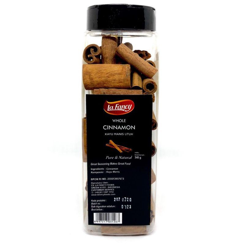 

La Fancy Foods Kayu Manis Utuh 100% Murni 340g