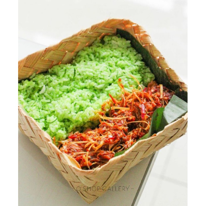 

[ Halodul ] BESEK BAMBU 15x15 MURAH / BESEK ANYAMAN BAMBU / KERANJANG BAMBU | besek bambu hampers kotak hantaran lebaran