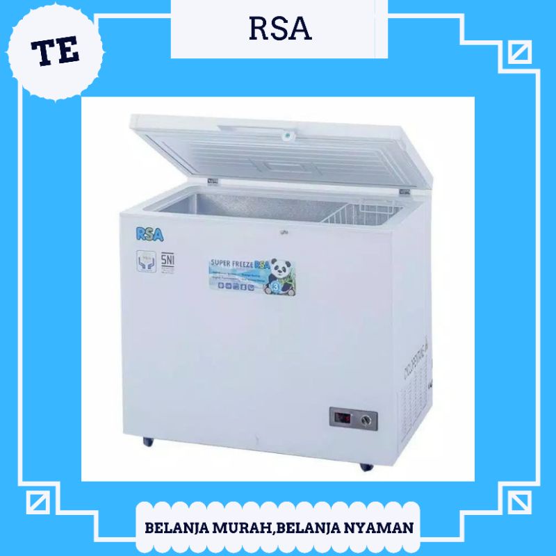 CHEST FREEZER BOX RSA 220 L CF220 #MURAH
