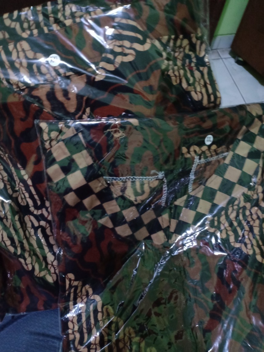 Maura Couple - Sania Ruffle Batik Couple Ori Ndoro Jowi Garansi Termurah Shopee - Batik Modern Solo