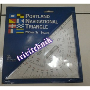 

Penggaris Segi tiga,Mistar Navigasi,PORTLAND NAVIGATIONAL TRIANGLE