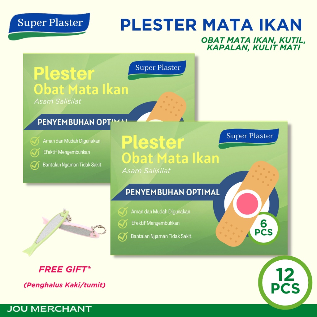 Jual Plester Kutil Dan Mata Ikan Paket Pcs Pemakaian Maksimal Foot