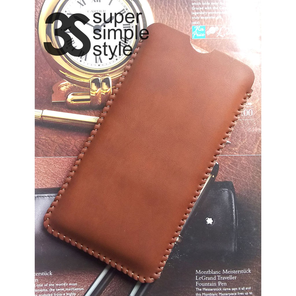 Leather case pouch Xiaomi Mi Note 10 Pro sarung Sleeve HP bisa Custom ukuran