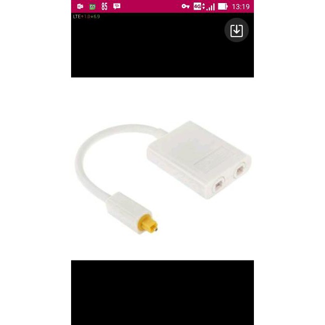 Kabel Optic Toslink Splitter 2 Port Optik Limited