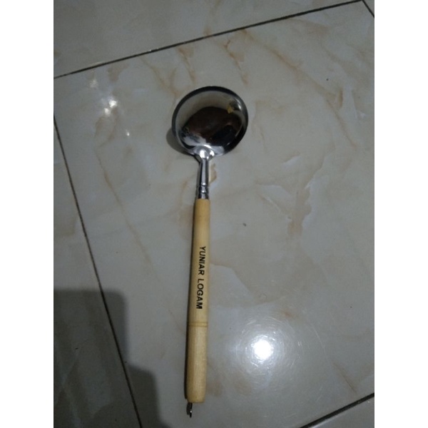 centong sayur bahan stainless steel ukuran  7 cm