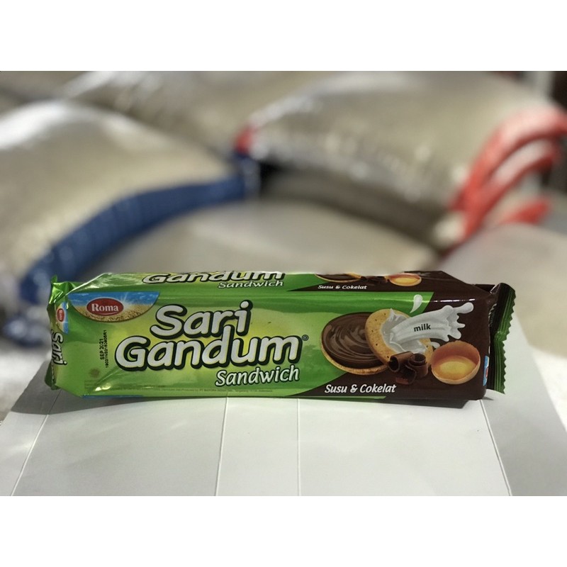 

Roma Sari Gandum Sandwich Coklat - Netto : 115g