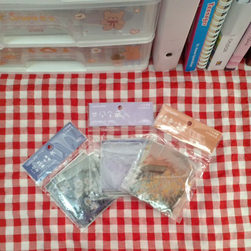 

40pcs stickers motif pemandangan untuk bullet journal waterproof