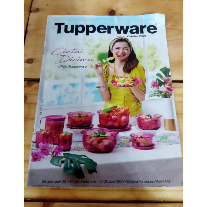 Jual buku Katalog promo Tupperware bulanan. 2023