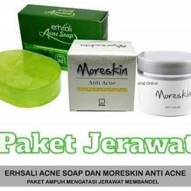 

Paket jerawat herbal Moreskin