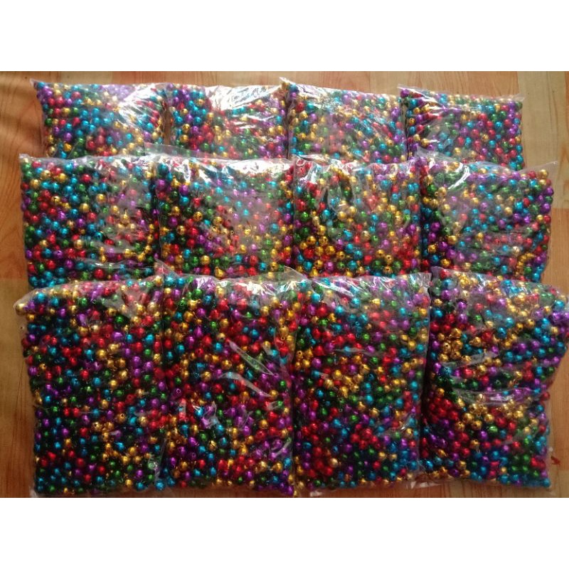 Klintingan warna warni 14 mm isi 1000 pcs, krincingan, lonceng, barongan, klinting murah