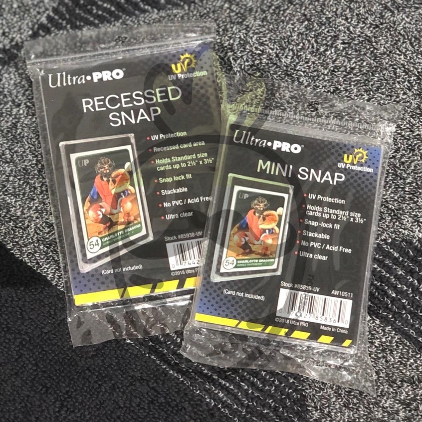 Ultra Pro Mini Snap Recessed Snap Acrylic KPOP Collectible Pokemon MTG Card Hard Case Holder Akrilik