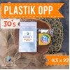 PLASTIK OPP LEM 11,5 x 22 cm 30s Micron PLASTIK OPP TEBAL isi 100 PCS