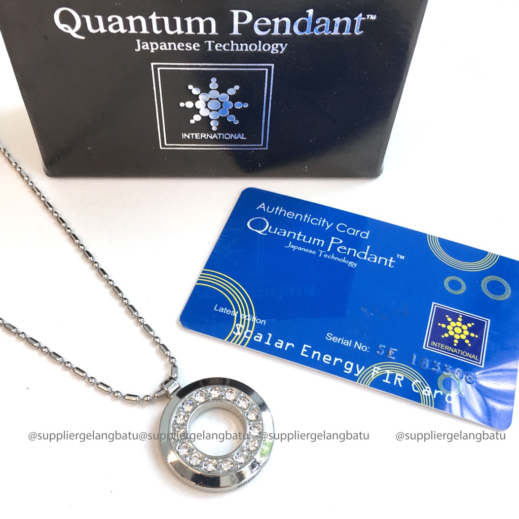 KALUNG TERAPI 0 quantum Pendant PERMATA BATU GIOK GERMANIUM JAPAN