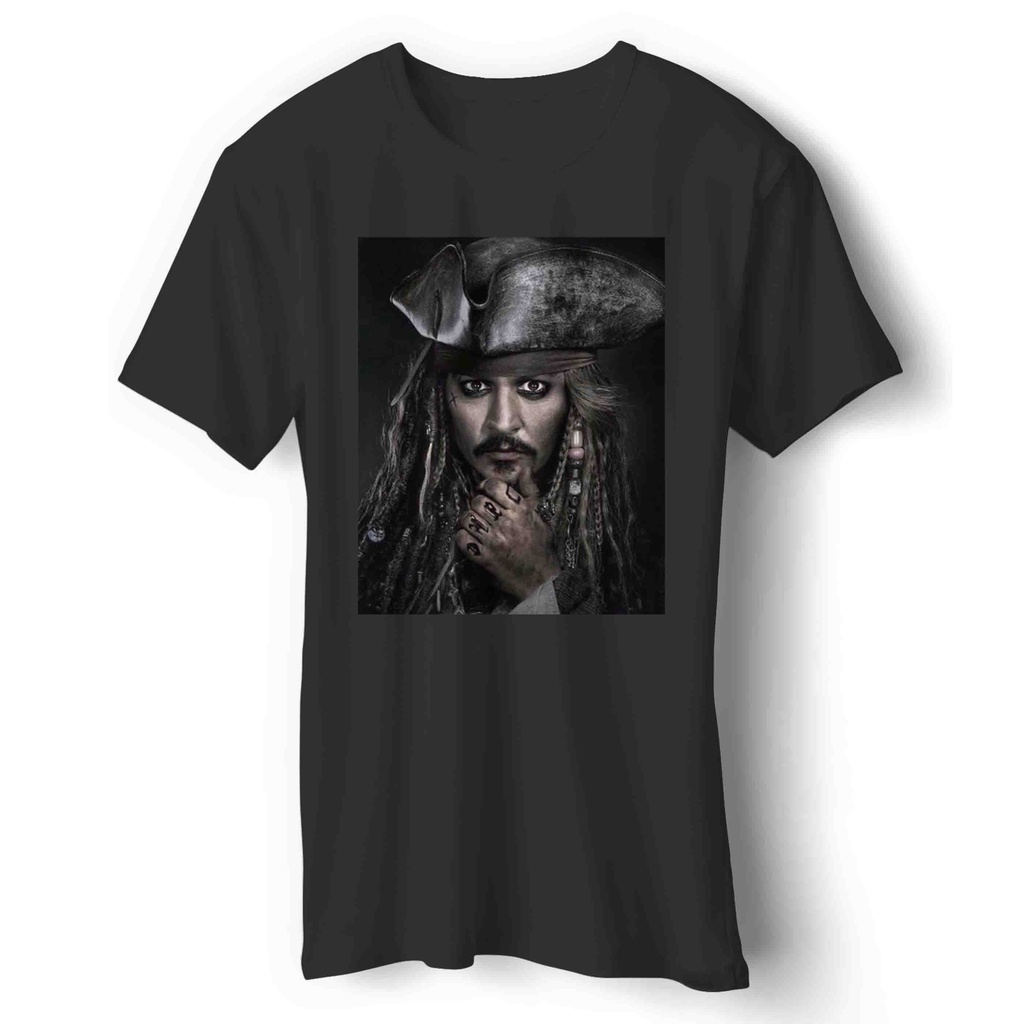 Kaos Captain Jack Sparrow Johnny Depp Pirates Of The Caribbean