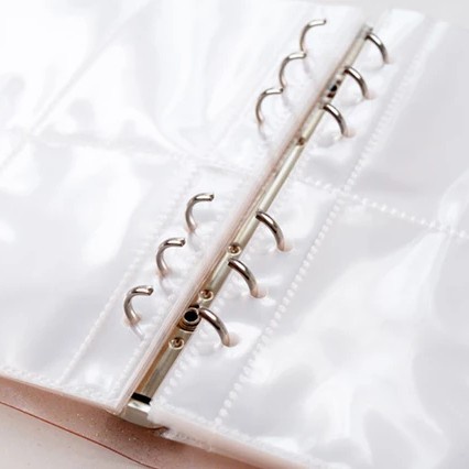 Binder A6 Wide Photo Album Binder Album + 25 lembar inner sleeve 4P