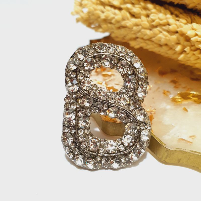 Brooch Buttonscarves KW / Bross Buttonscarves KW / Bross Button KW-016 Silver