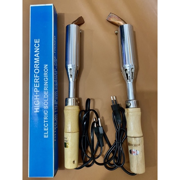 Solder Patri Gagang Kayu / Electric Soldering Iron /Solder Patri 100 watt 150 watt 200 watt 300 watt