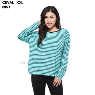 Monellina 1 CEVAL Baju  Blouse Atasan  XXL  Jumbo Murah 