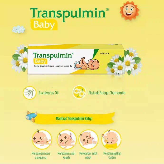 Transpulmin Baby 10 Gram 20 Gram Bantu Ringankan Hidung Tersumbat Karena Flu Shopee Indonesia