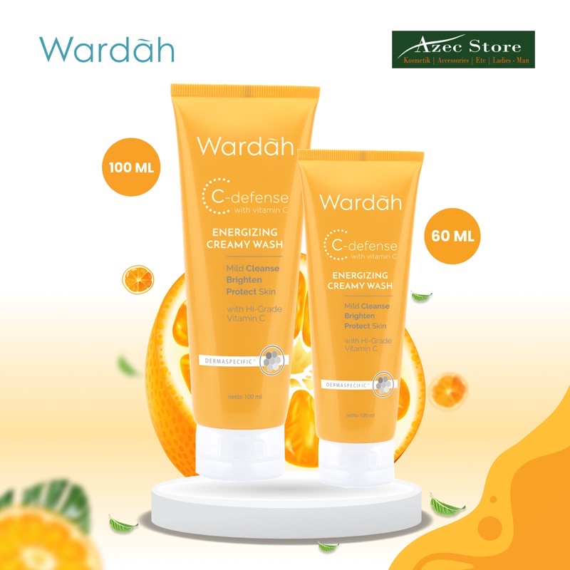 Wardah C-Defense Energizing Creamy Wash