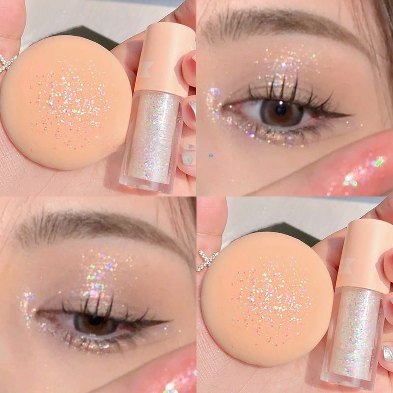 [ HARGA PROMO ] 𝐄𝐘𝐄𝐒𝐇𝐀𝐃𝐎𝐖 - SWEET MINT Liquid Glitter Eyeshadow Cair Korea