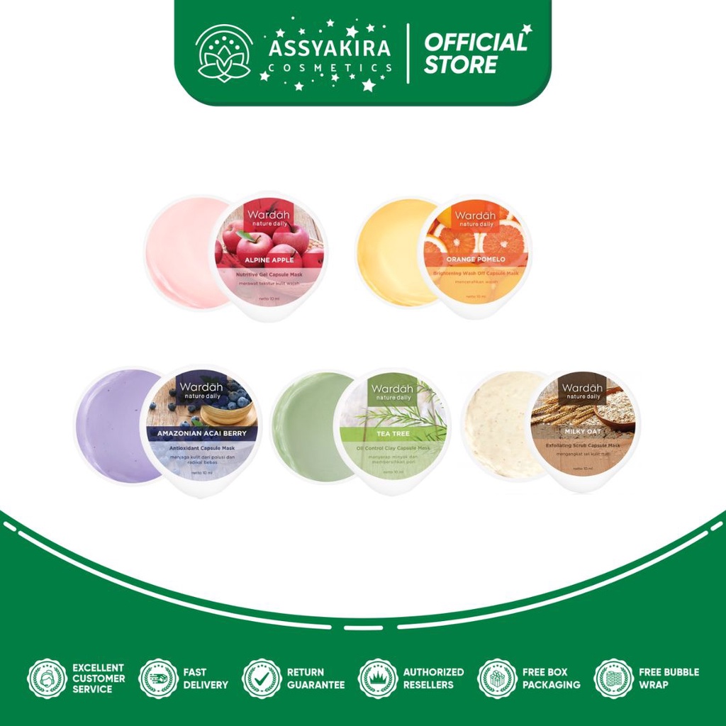 Wardah Nature Daily Capsule Mask 10 ml All Varian