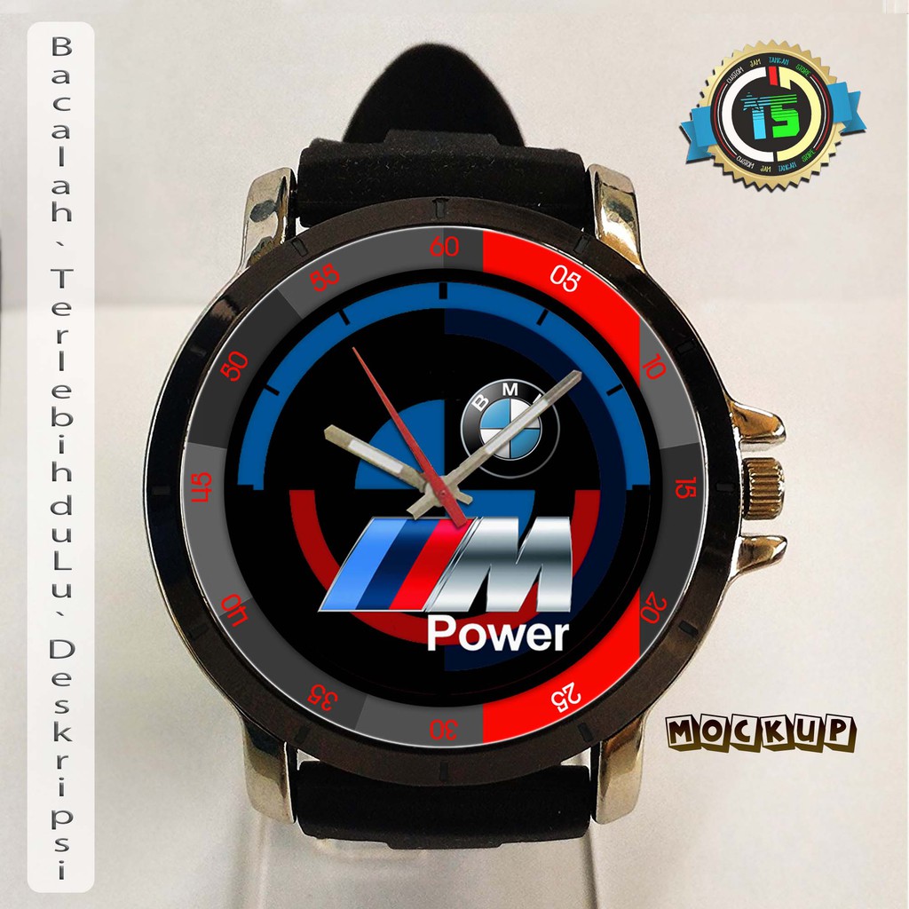 Jam Tangan BMW 03 Rubber Big | Custom Jam Tangan Store