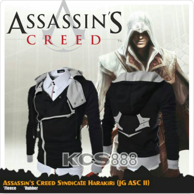 JAKET ASSASSIN CREED SINDIKAT HARAKIRI LOGO