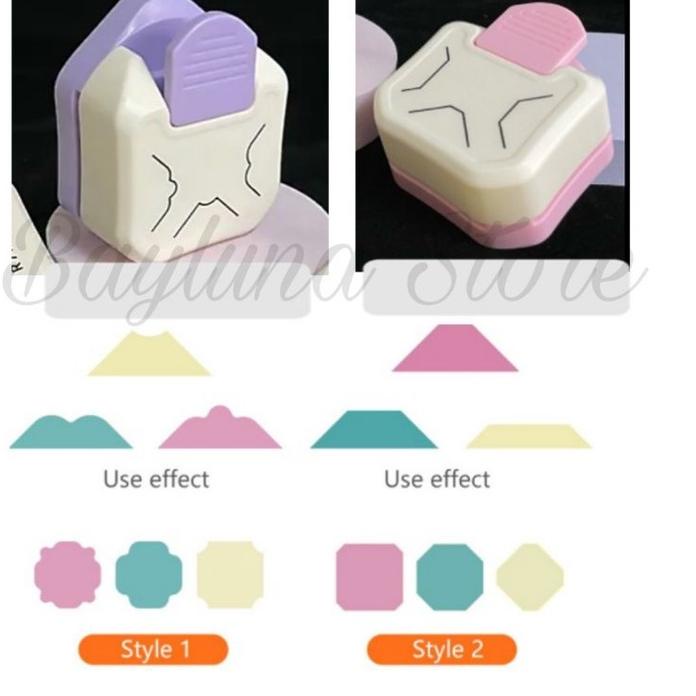 

[KODE HNMYB] Round Corner 3 in 1 R4 R7 R10 Pemotong Kertas Sudut Corner Rounder Puncher Fancy Corner Punch