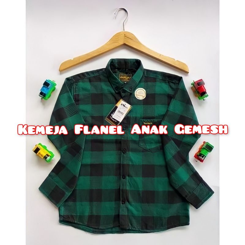 KEMEJA FLANEL ANAK LENGAN PANJANG